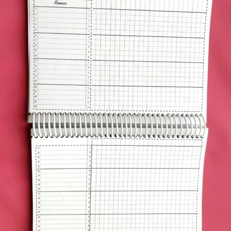 Pack 10 hojas grilla de notas Profes